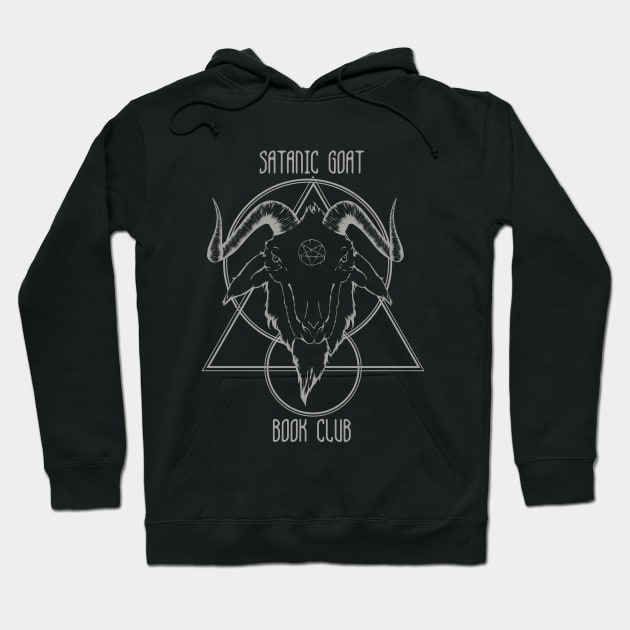 satanic goat book club Hoodie by olivierlaflamme